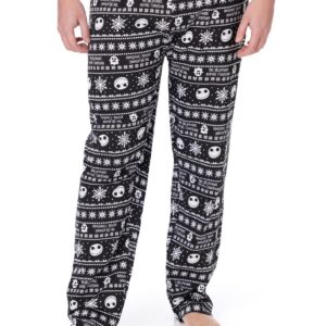 Disney Nightmare Before Christmas Lounge pants Jack Skellington Mens Pyjama Bottoms X-Large Black