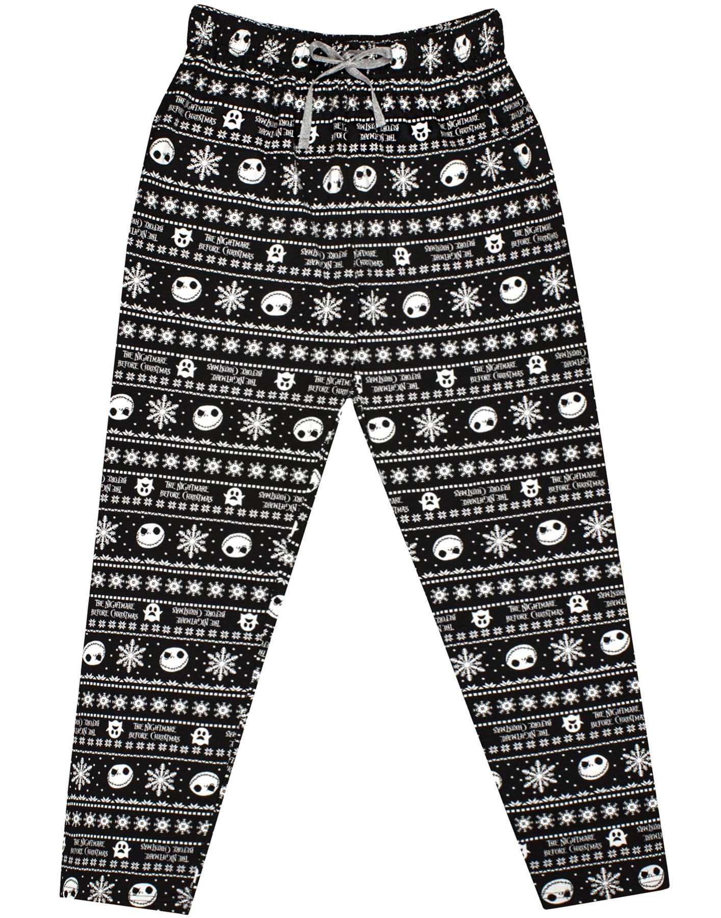 Disney Nightmare Before Christmas Lounge pants Jack Skellington Mens Pyjama Bottoms X-Large Black