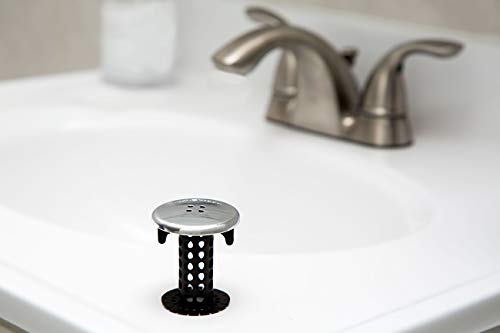 SinkShroom Combo Edition Revolutionary Bathroom Sink Drain Protector Hair Catcher, Strainer, Snare, Plus StopShroom Stopper