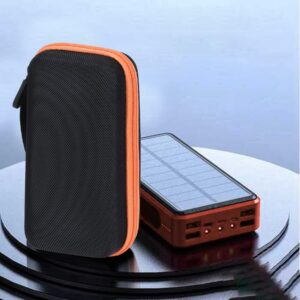 Aenllosi Hard Carrying Case Compatible with Solar Power Bank Qi Charger 10,000mAh