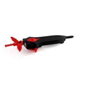 Battling Top Sword Right/Left - Ripcord /String Bey Launcher Beylauncher Starter Tool Compatible with All Bey Burst Series Bey Battling Blade(Black)