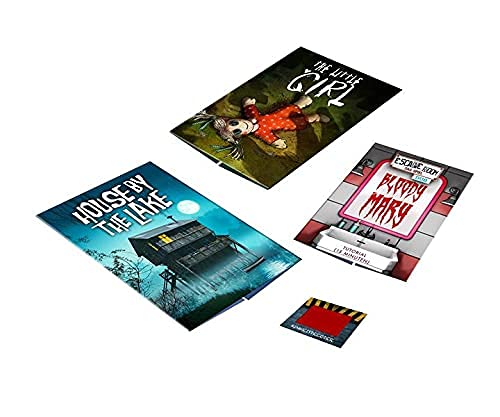 Escape Room The Game – 2 Player Horror Edition with 2 Games | Solve The Mystery Board Game for Adults and Teens