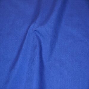 60" wide premium cotton blend broadcloth fabric by the yard (royal blue)