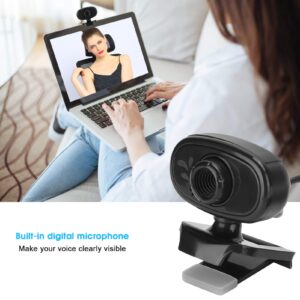 Zopsc Desktop Computer USB Web Camera PC Desktop Clip On Webcam with Microphone DriveFree Video Conference for PC