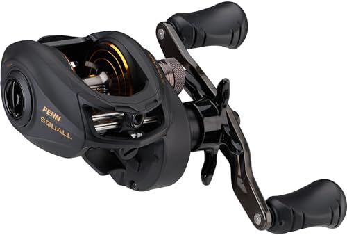 PENN Squall Low Profile Reel Black Smoke 9.3 oz