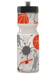 50 strong kids water bottle | 22 oz. bpa- free sports squeeze water bottles with pull top cap |perfect water bottle for school | reusable & durable for boys & girls | made in usa