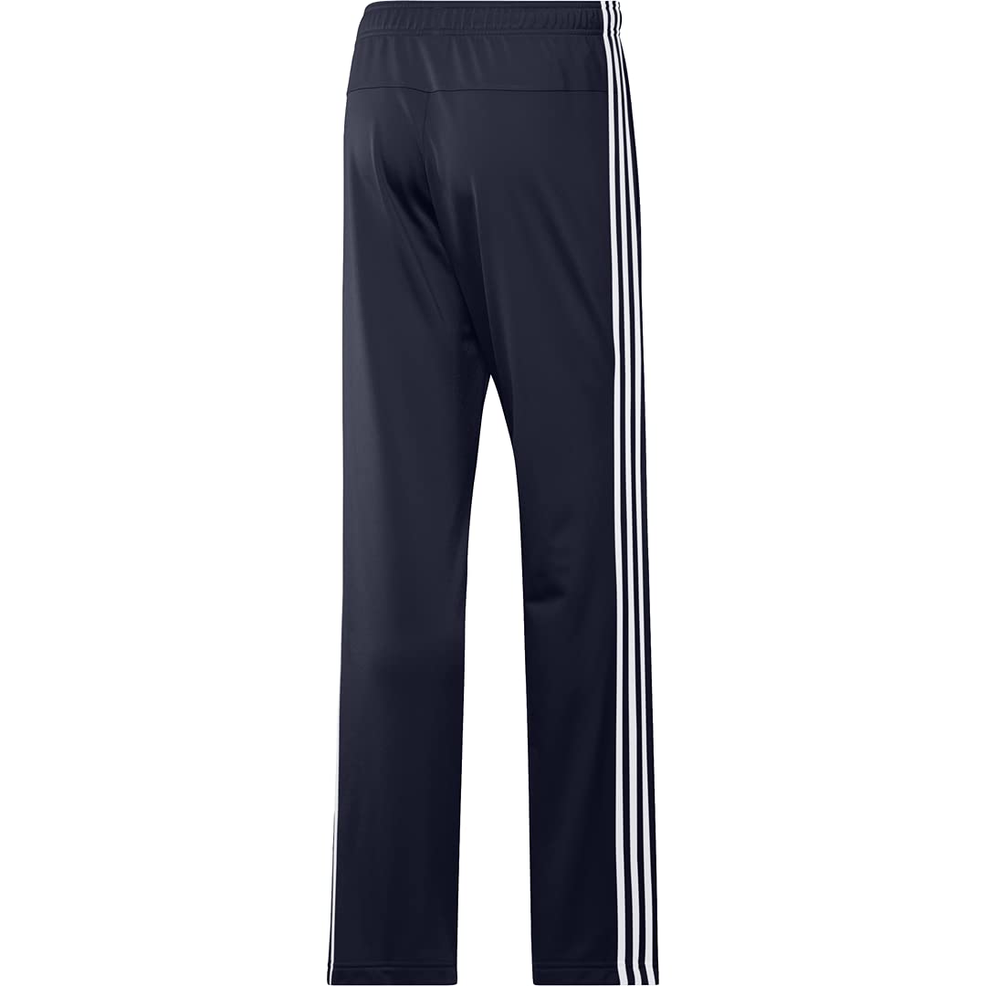 adidas Men's Essentials Warm-up Open Hem 3-stripes Tracksuit Bottoms, Legend Ink/White, X-Large/31" Inseam