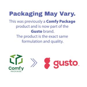 Comfy Package GUSTO [12 oz. - 300 Pack] Kraft Paper Hot Coffee Cups - Unbleached (Formerly