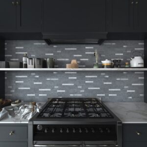 Art3d 10-Sheet Peel and Stick Grey Marble Backsplash Tile for Kitchen Bathroom