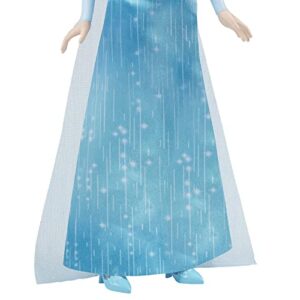 Frozen Disney's Shimmer Elsa Fashion Doll, Skirt, Shoes, and Long Blonde Hair, Toy for Kids 3 Years Old and Up