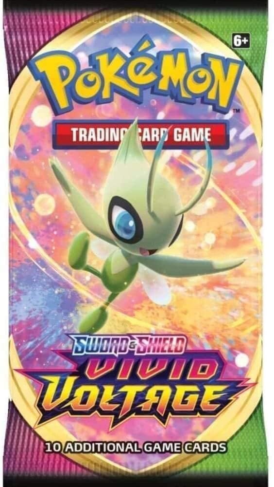 Pokemon Pokèmon 175-80749 Sword & Shield 4 Vivid Voltage-Booster Pack for ages 6+