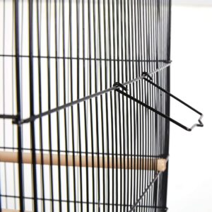 Topeakmart Pet Products Stackable Rectangle Flight Bird Cages for Small Birds Parrots Parakeets Cockatiels Conures Budgies Lovebirds Canaries Finches w/Slide-out Tray