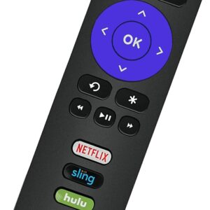 Replacement for RCA Roku TV Remote Control, Compatible with All RCA Roku Smart TVs