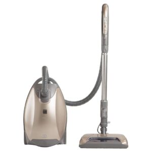 kenmore 81714 bundle ultra plush lightweight bagged canister vacuum with pet powermate, hepa, extended telescoping wand, retractable cord, and 3 cleaning tools, 700 series, gold