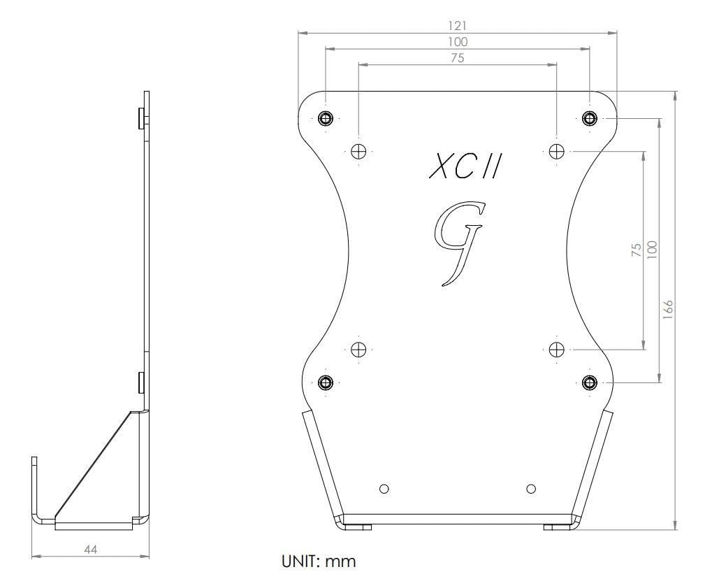 Gladiator Joe Monitor Arm/Mount VESA Bracket Adapter Compatible with Lenovo L24q-10, L24q-20, L24i-10, L24i-20 | Laser Cut | 100% Made in North America