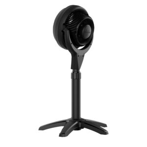 Vornado 602 Whole Room Air Circulator Pedestal Fan with 3 Speeds, Adjustable Height, Personal, Black