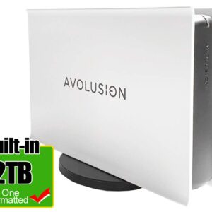 Avolusion PRO-5X Series 2TB USB 3.0 External Gaming Hard Drive for XBOX One Original, S & X (White)