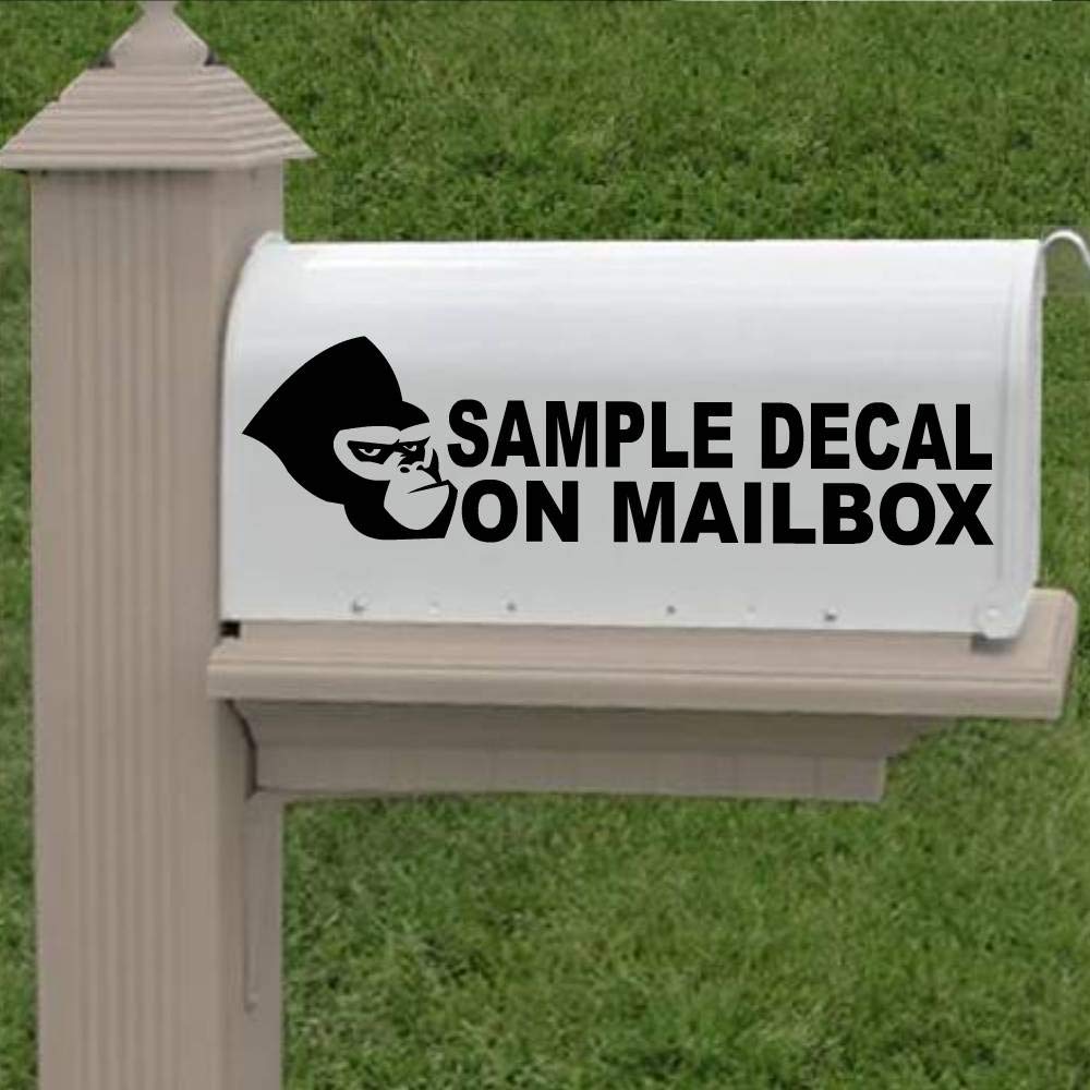 MAILBOX German Shepherd Dog Set of 2 Decals - Add Your CUSTOM ADDRESS & COLOR - Vinyl Decal Sticker D