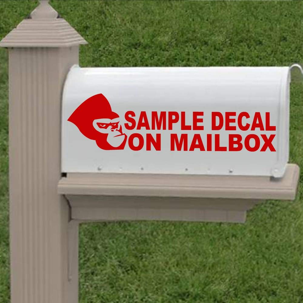 MAILBOX German Shepherd Dog Set of 2 Decals - Add Your CUSTOM ADDRESS & COLOR - Vinyl Decal Sticker D