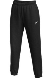nike womens club fleece jogger sweatpants (black, medium)