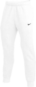 nike club men's training joggers (white, large)