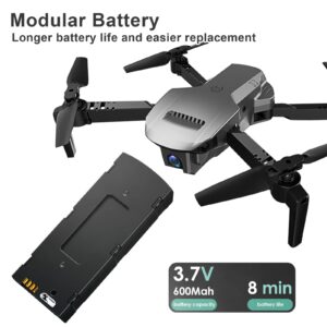 Drone with Camera for Adults 4k FPV 120° wide-Angle WiFi RC Quadcopter Long flight time (3 Batteries) Helicopters Flips RTF