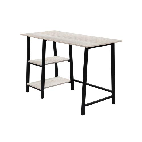 DORAFAIR Computer Desk Modern Gaming Computer Desk Home Office Study Desk Modern Student Writing Table Small Office Desk Gaming Workstation, 47.6" L x 22.4" W x 30.5" H, White