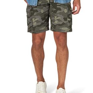 Lee Men's Extreme Motion Crossroad Cargo Short, Woodland Camo, 42