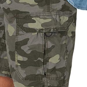 Lee Men's Extreme Motion Crossroad Cargo Short, Woodland Camo, 42