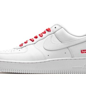 Nike Mens Air Force 1 Low CU9225 100 Supreme - Mini Box Logo White - Size 6