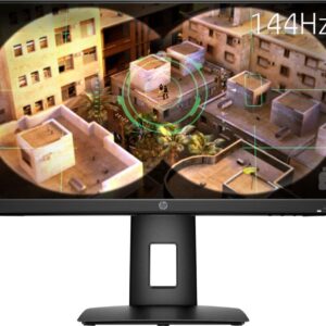 HP 24" FHD 144Hz 1ms GTG IPS LED FreeSync Gaming Monitor (X24ih) - Black