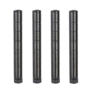 Regal Altair Black Epoxy Wire Shelving Posts | Pack of 4 Posts | NSF Commercial Heavy Duty (Black Epoxy Wire Shelving Posts, 34''H)