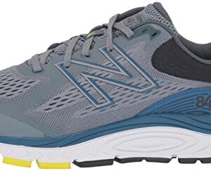 New Balance Men's M840LB5 Running Shoe, Ocean Grey/Oxygen Blue, 10 Wide