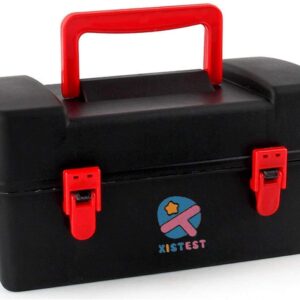 Battle Tops Case, Storage Case, Durable Plastic Carrying Box Compatible with Beyblade Burst Gyro Launcher Accessories with Carrying Handle