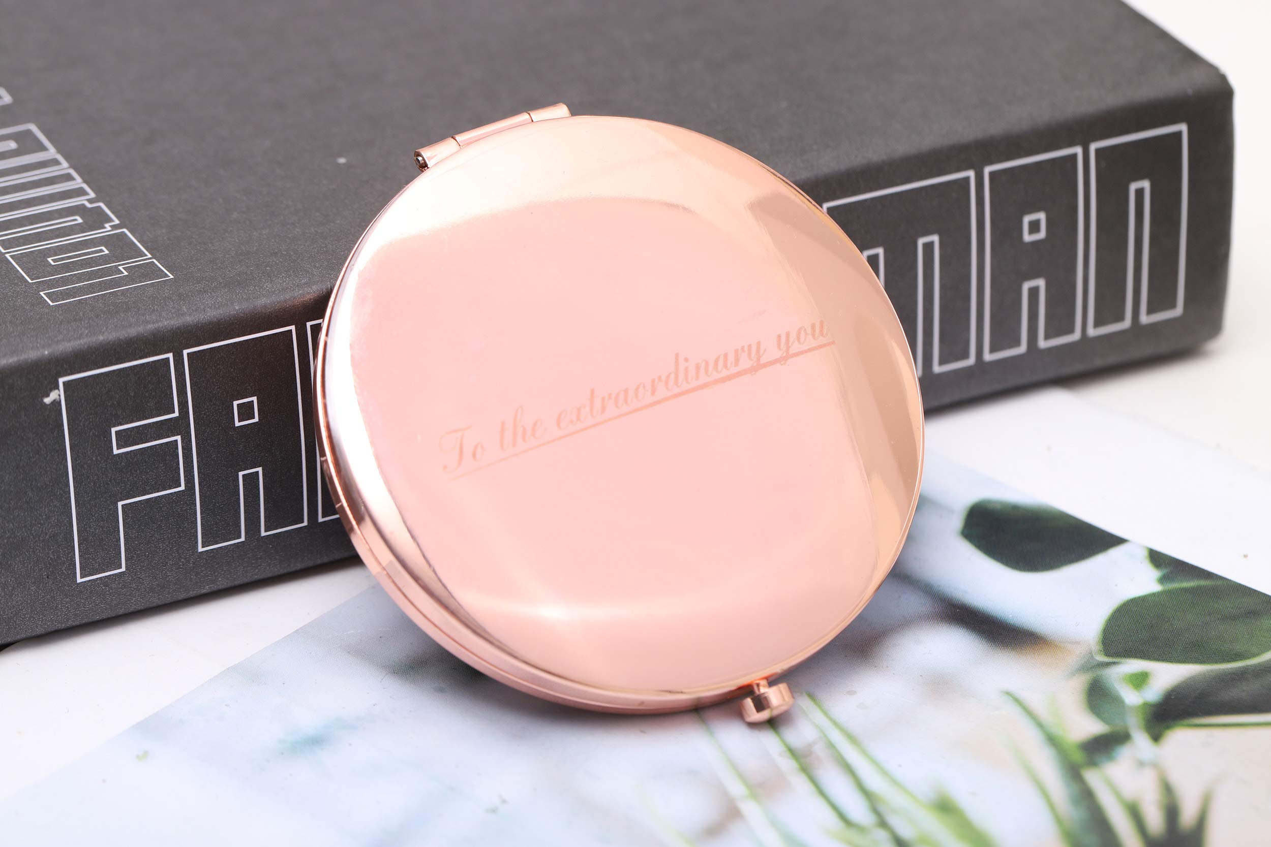 BANGBANGSING Magnifying Compact Cosmetic Mirror 2.75 Inch Round Pocket Makeup Mirror Handheld Travel Makeup Mirror