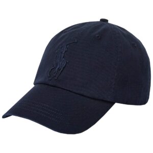 Polo Ralph Lauren Men's Big Pony Chino Cap, Navy (One Size)