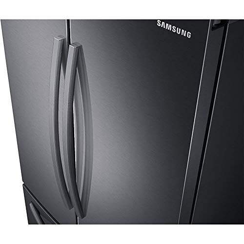 SAMSUNG RF28T5001SG 28 cu. ft. Large Capacity 3-Door French Door Refrigerator in Black Stainless Steel