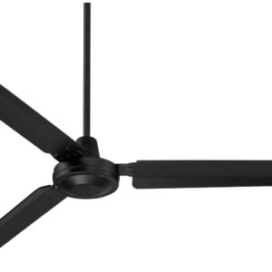 Casa Vieja 72" Velocity Modern Large 3 Blade Indoor Outdoor Ceiling Fan with Wall Control Matte Black Metal Damp Rated Patio Exterior House Home Porch Living Room Gazebo Garage Barn Roof