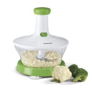 Cuisinart PrepExpress Plus Manual Food Processor, Green/White, 8.12"(L) x 8.25"(W) x 8.5"(H)