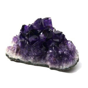 namzi raw amethyst stones and crystals rock, natural amathesis crystal clusters, geodes with crystals, cuarzo amatista original, real amethyst crystals geode, gemstones, healing crystals(0.11lb)