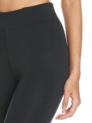 Nike Sportswear Essential Women's High-Waisted Leggings (Medium, Black/White)