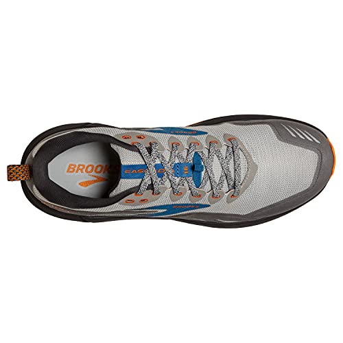 Brooks Men's Cascadia 16 Trail Running Shoe - Oyster Mushroom/Alloy/Orange - 11 Medium