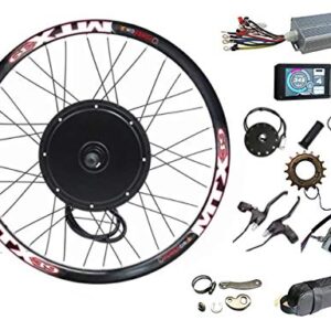 NBPOWER 135mm dropouts e-Bike kit 48V-72V 3000w e Bike Conversion Kit 100km/h Speed 3000W ebike Conversion kit (29inch Rear)