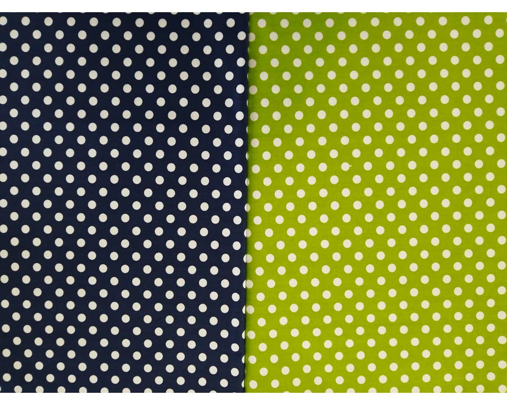 Fat Quarters Cotton Fabric Bundles 18" x 22" Quilting Fabric for Sewing,8 PCS Dots