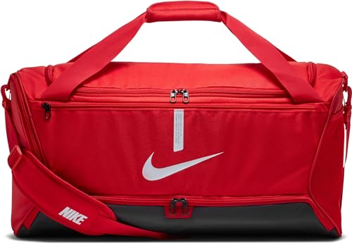 NIKE Unisex's Academy Team-Sp21 Sports Bag, University Red/Black/White, One Size