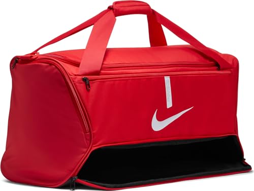 NIKE Unisex's Academy Team-Sp21 Sports Bag, University Red/Black/White, One Size