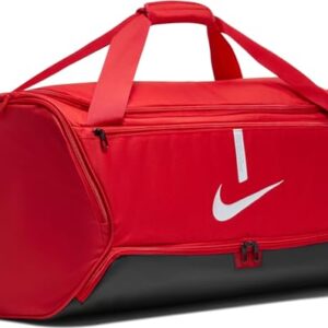 NIKE Unisex's Academy Team-Sp21 Sports Bag, University Red/Black/White, One Size