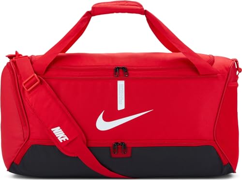 NIKE Unisex's Academy Team-Sp21 Sports Bag, University Red/Black/White, One Size