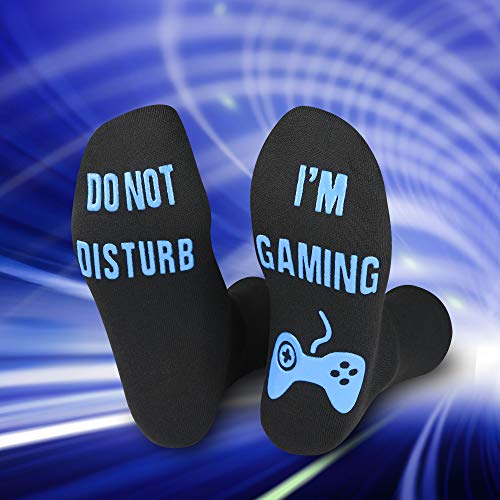 Birthday Gifts For Mens,Do Not Disturb Im Gaming Socks for Men,Teen Boys Gifts Ideas,Fathers Day Funny Gifts For Dad Sons