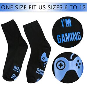 Birthday Gifts For Mens,Do Not Disturb Im Gaming Socks for Men,Teen Boys Gifts Ideas,Fathers Day Funny Gifts For Dad Sons